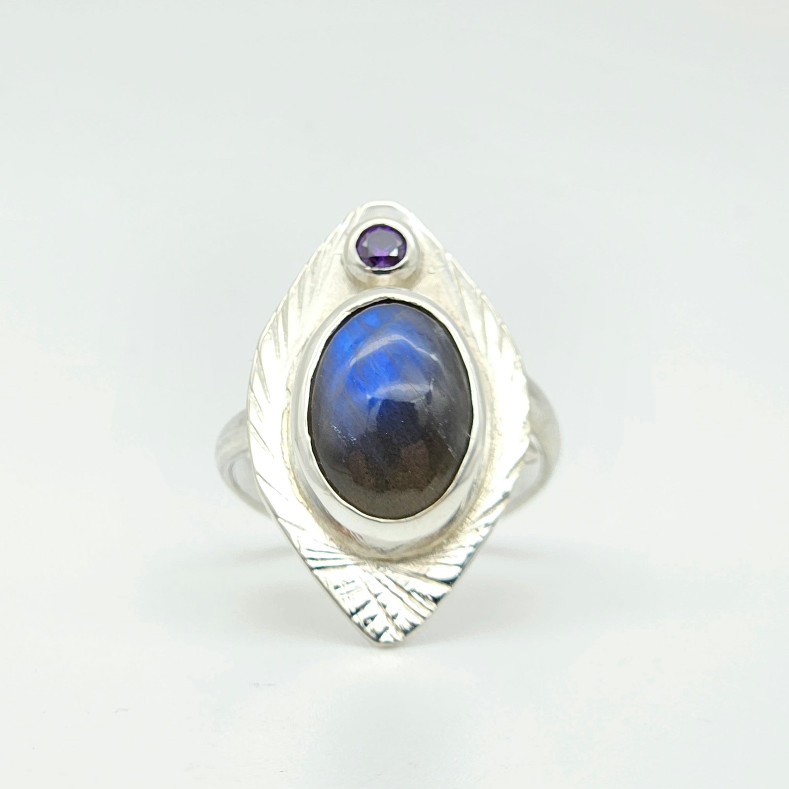 Anillo Tian con labradorita - Imagen 3